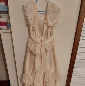 Elegant Cream Kids Dress